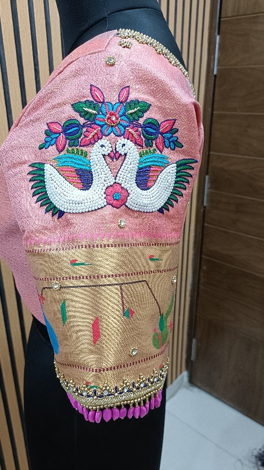 Aari work blouse design in Wakad Pune